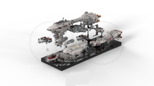 71664 - Micro Diorama EPISODE 5: Ending... REBEL FLEET